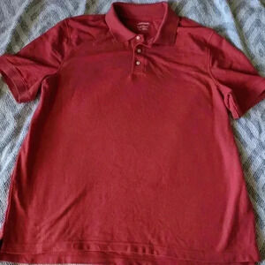 Croft & Barrow mens light red polo XL